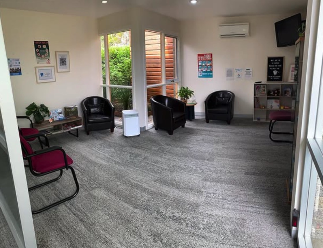 The B Dental waiting room in Doncaster East